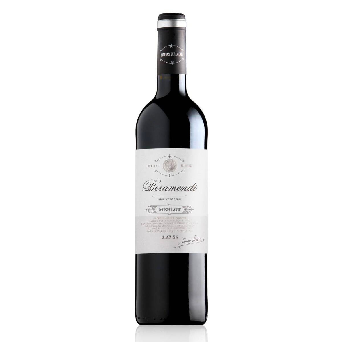 Beramendi Crianza Merlot - 0,75 Ltr.